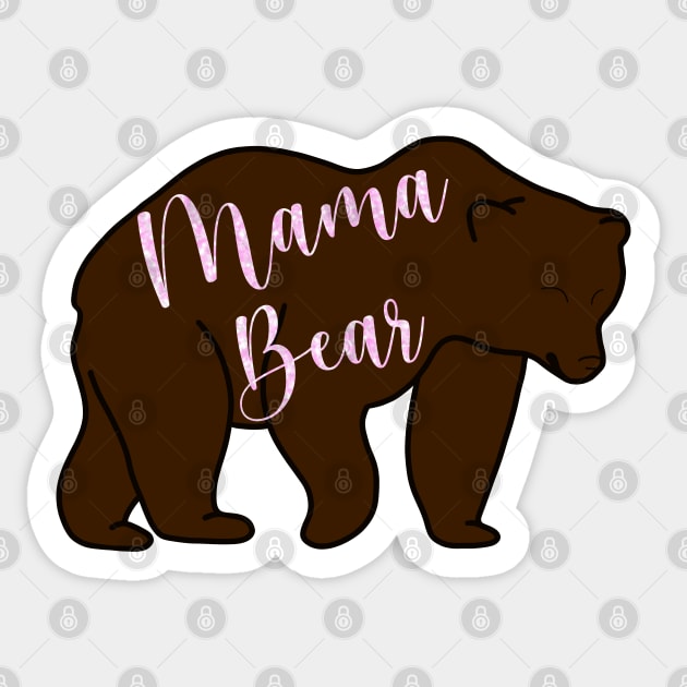 Mama Bear Sticker by Jewelldoesart